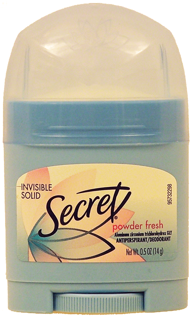 Secret  invisible antiperspirant/deodorant solid, powder fresh, travel size Full-Size Picture